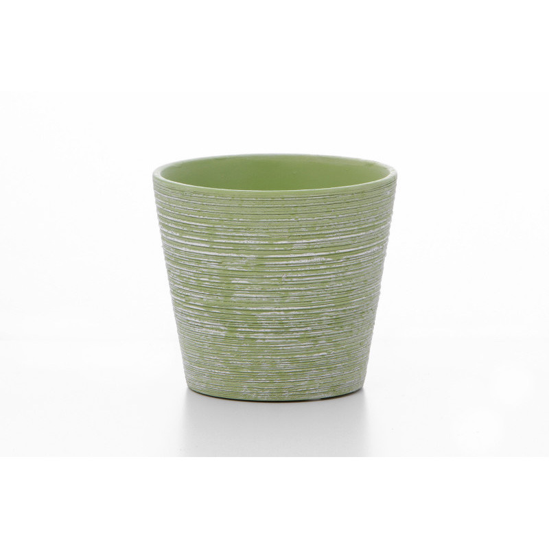 karcos ker&aacute;mia kasp&oacute; vil&aacute;gos z&ouml;ld 13,5cm