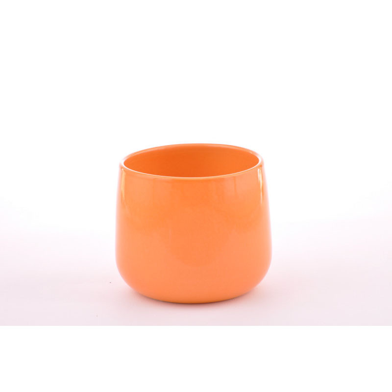 csupor form&aacute;j&uacute; ker&aacute;mia kasp&oacute; s&ouml;t&eacute;t narancs 14cm