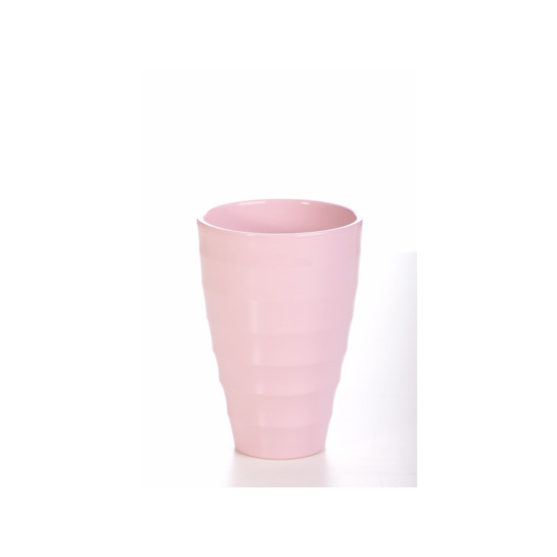 bordás orchidea váza világos lila 14cm