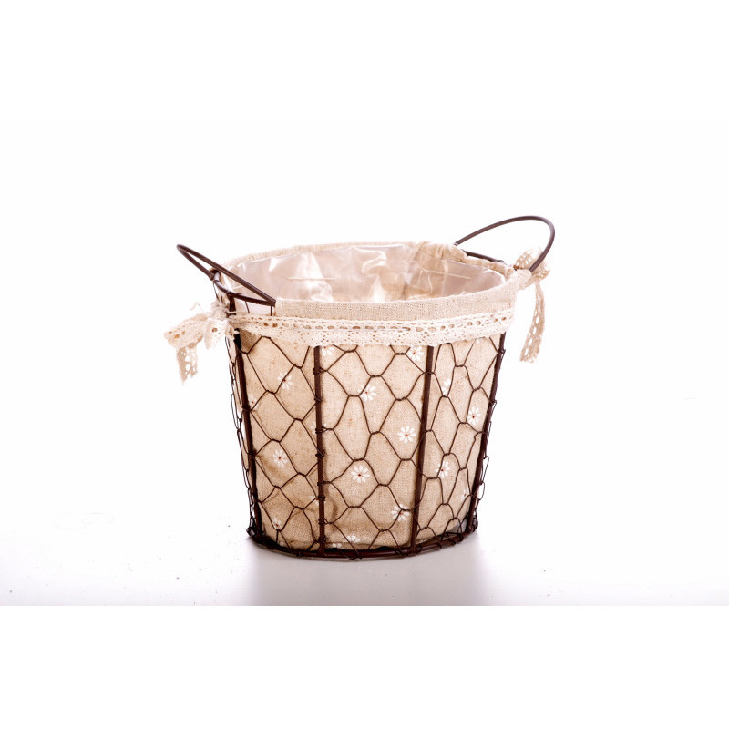 dr&oacute;th&aacute;l&oacute;s kasp&oacute; k&eacute;t f&uuml;llel textil b&eacute;l&eacute;ssel barna/drapp 20x17/23cm