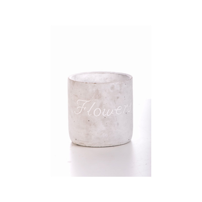 henger alak&uacute; orchidea v&aacute;za v&aacute;za Flower felirattal sz&uuml;rke15x15cm