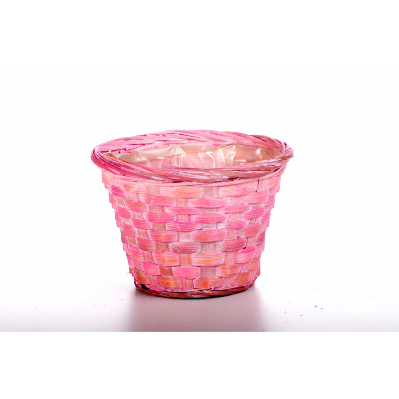 bambusz kasp&oacute; antikolt r&oacute;zsasz&iacute;n 15x11cm