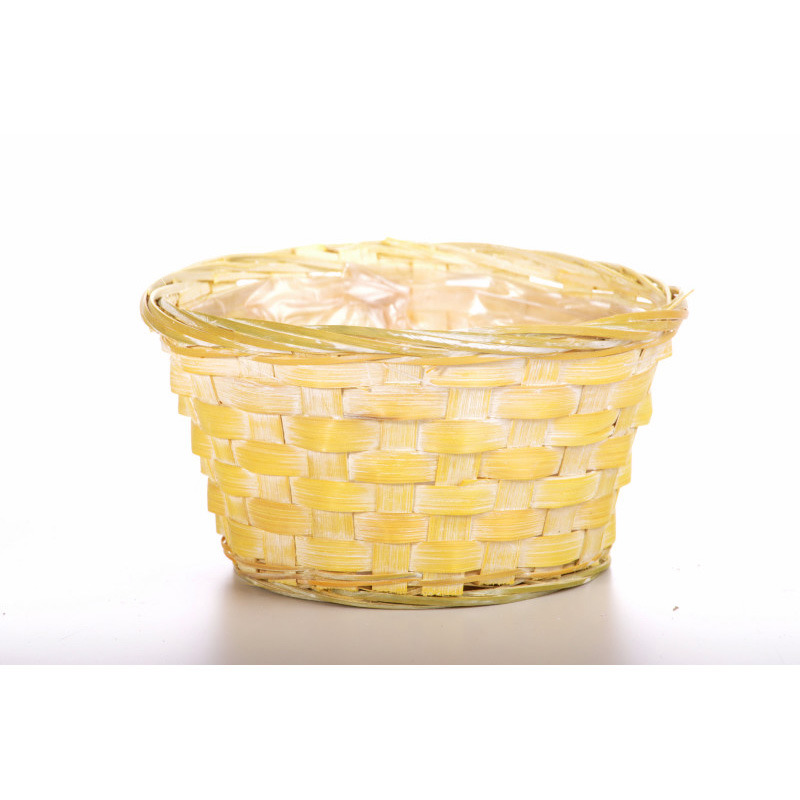 bambusz t&aacute;l antikolt s&aacute;rga 17x9cm