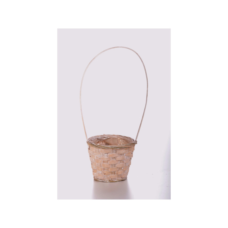 bambusz f&uuml;les kos&aacute;r antikolt feh&eacute;r 16x12/38cm