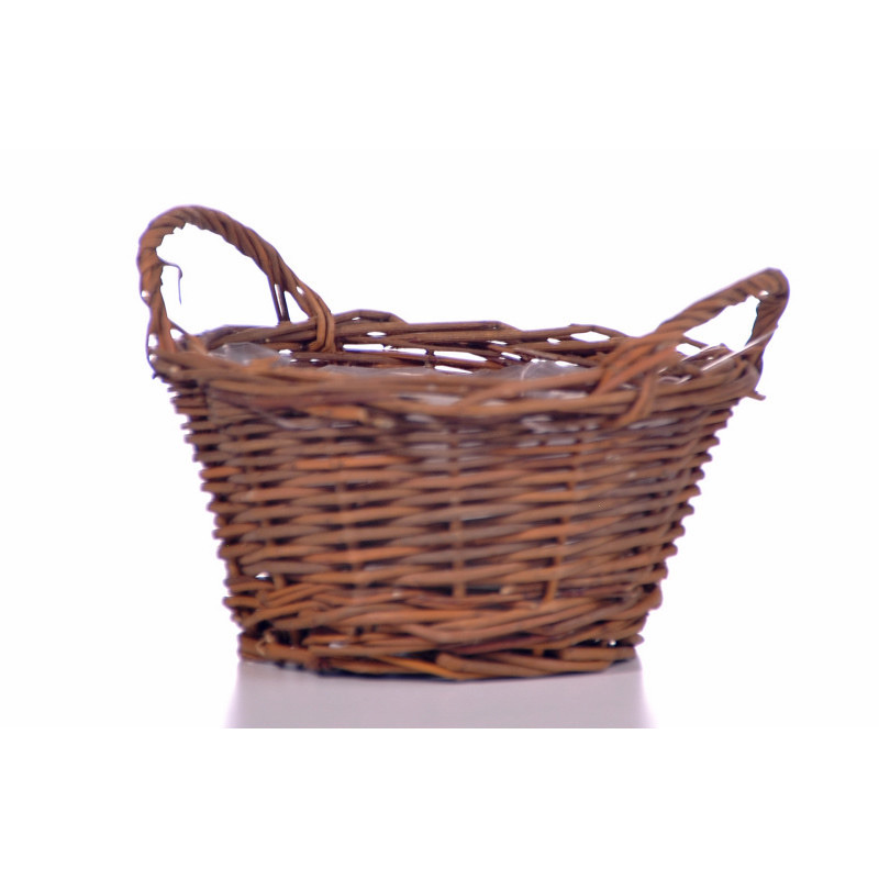 vessző tál natúr fehér 15x8cm