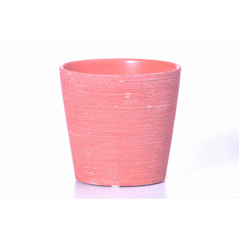 karcos kerámia kaspó antikolt narancs 13,5cm