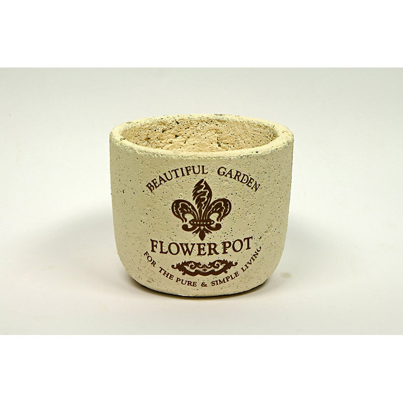 cement kaspó kaspó krém 12x10,5