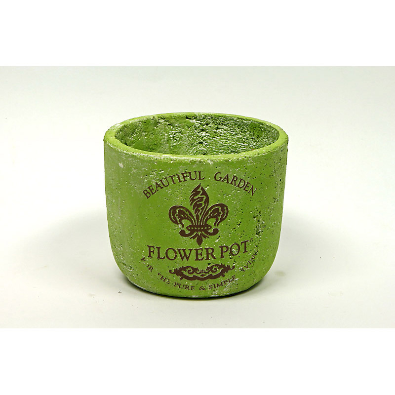 cement kasp&oacute; kasp&oacute; z&ouml;ld 13x11cm