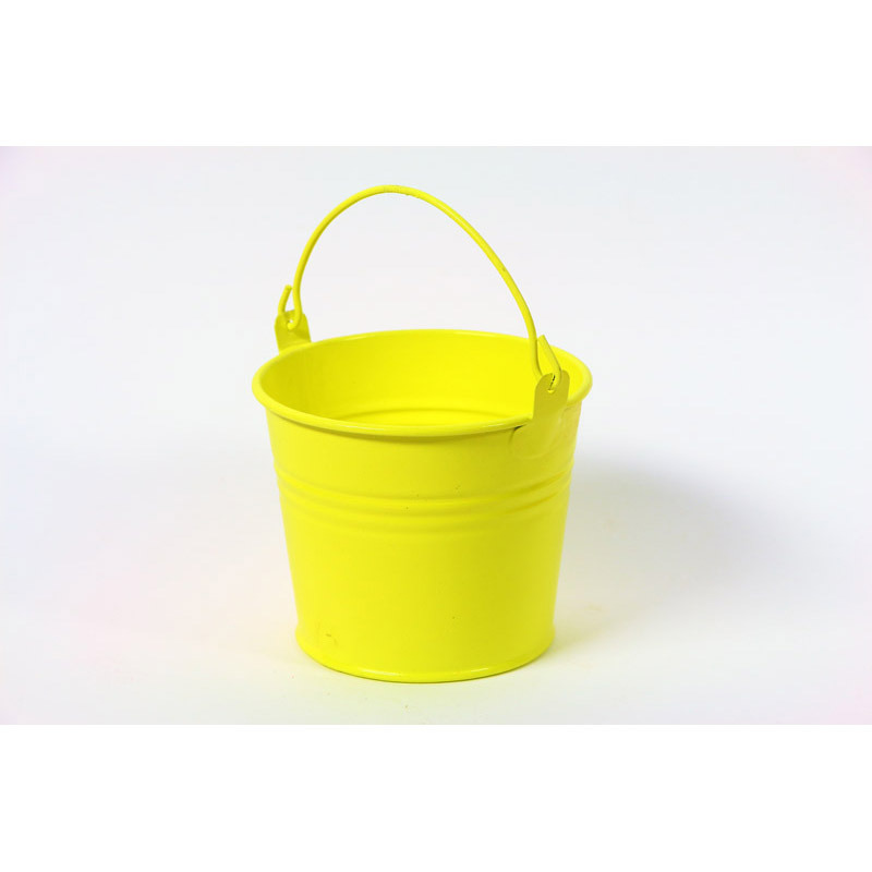cink vödör sárga 10x8,5cm