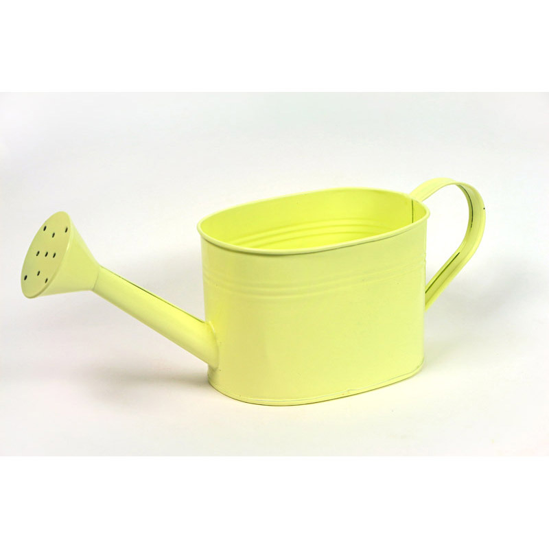 ovális cink kanna vajszín 35/16,5x11,5x11cm