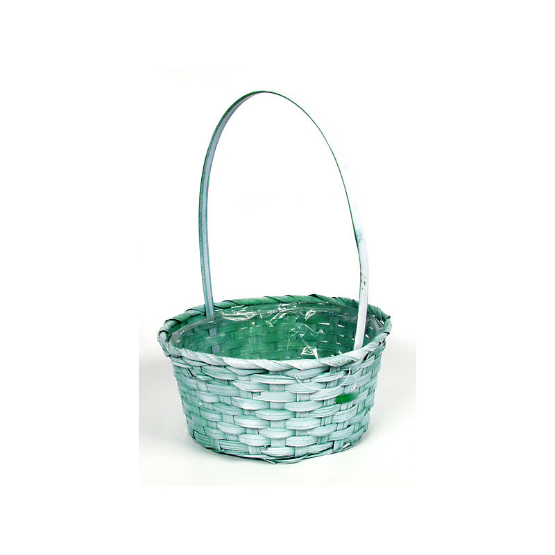 antikolt bambusz tál füllel antikolt zöld 19x10,5/33cm