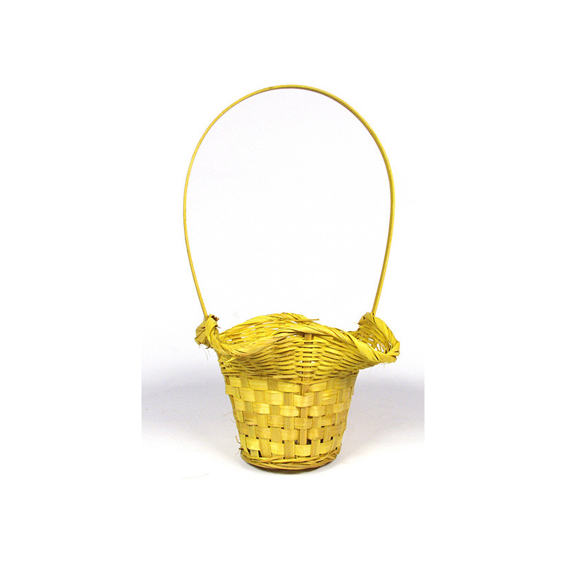 sz&ouml;gletes bambusz florentin kos&aacute;r s&aacute;rga 20x18x12,5/35cm