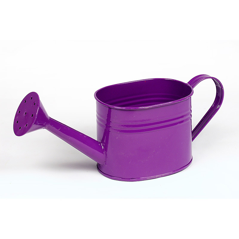 ovális cink kanna lila 25/ 12,5x8,5x9cm