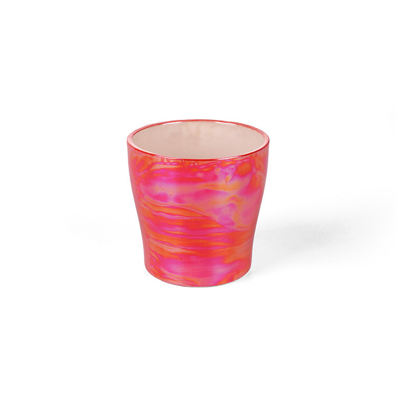 gy&ouml;ngyh&aacute;zmint&aacute;s &ouml;bl&ouml;s ker&aacute;mia kasp&oacute; piros 10x9,5cm