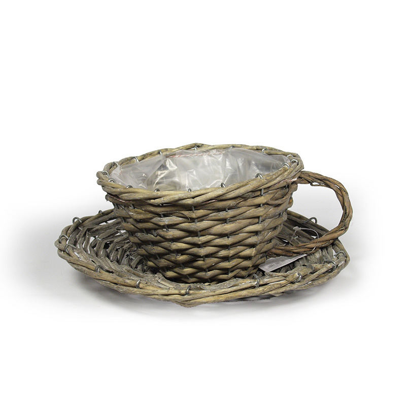 has&iacute;tott vessző cs&eacute;sze t&aacute;llal sz&uuml;rke 27/18x11cm