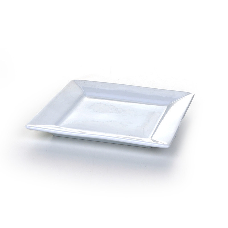 négyzet alakú porcelán tál 17,8x17,8x2cm