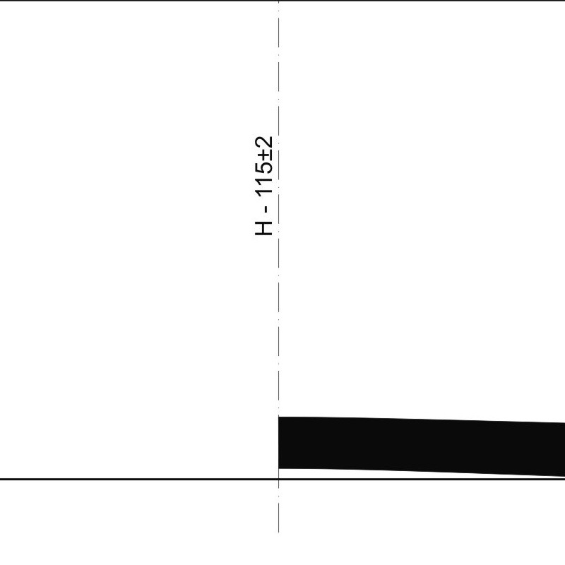 üveg tál 27x11,5cm