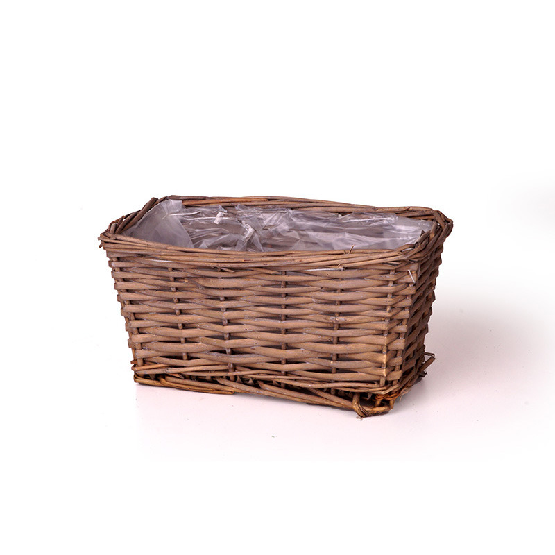 sz&ouml;gletes has&iacute;tott vessző t&aacute;l sz&uuml;rke 24x15x12cm