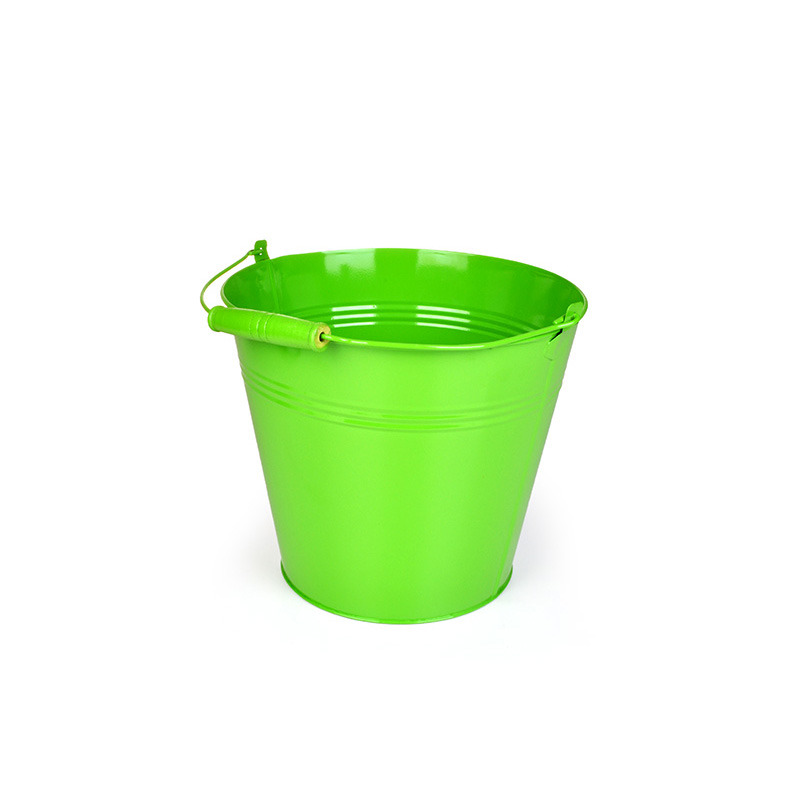 cink vödör zöld 29x25cm