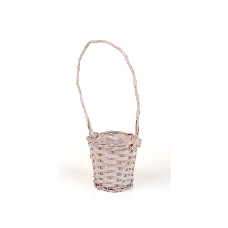 has&iacute;tott fa f&uuml;les kos&aacute;r feh&eacute;r 12x12/35cm