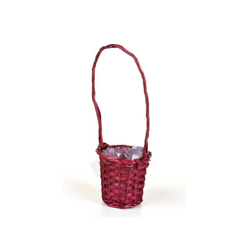 has&iacute;tott fa f&uuml;les kos&aacute;r bord&oacute; 12x12/35cm