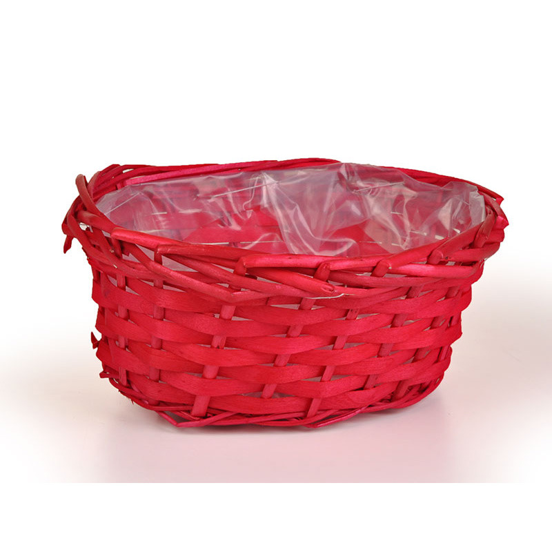 ov&aacute;lis has&iacute;tott fa t&aacute;l piros 20x16x9cm