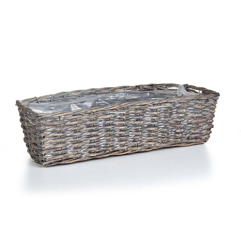 sz&ouml;gletes has&iacute;tott vessző t&aacute;l sz&uuml;rke 46x16x14cm