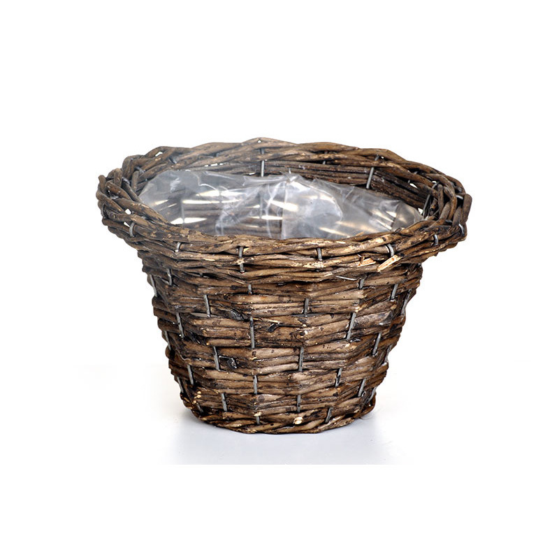 vastagperemes has&iacute;tott vessző kasp&oacute; sz&uuml;rke 21,5x14cm