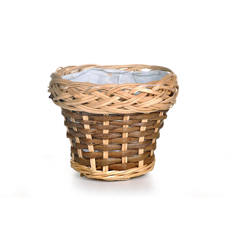 vastagperemes has&iacute;tott &eacute;s h&aacute;ntolt vessző kasp&oacute; nat&uacute;r-barna 13x11cm