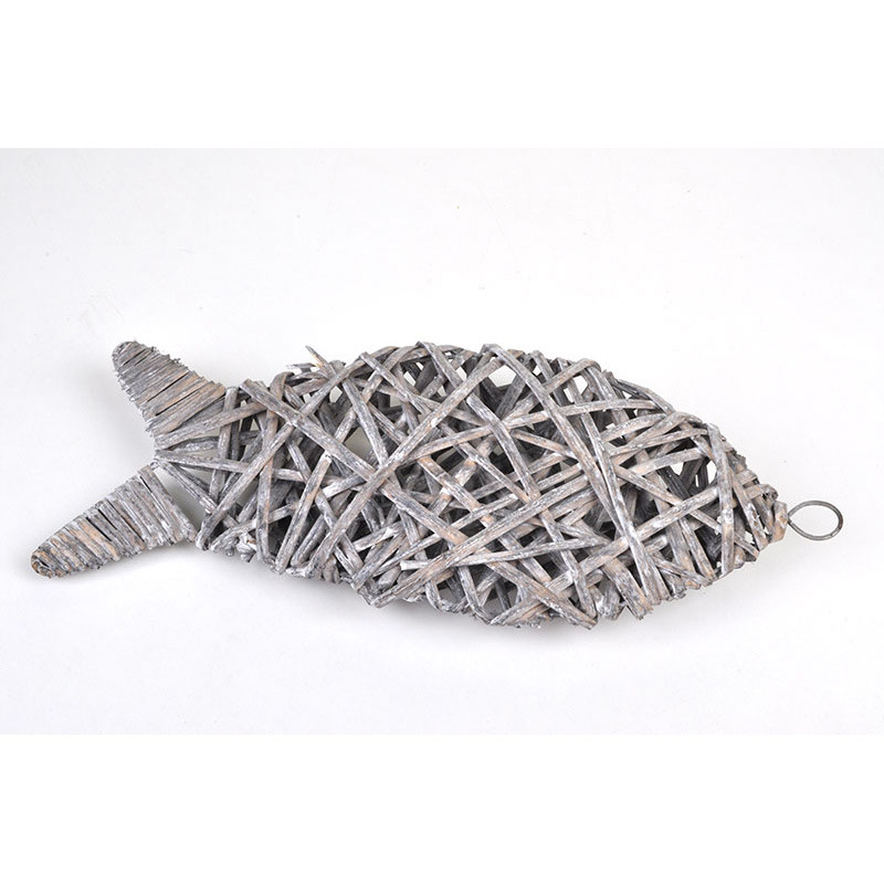 has&iacute;tott vessző hal sz&uuml;rke 38x16x4cm