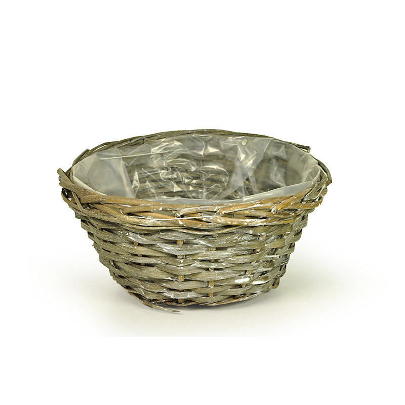 has&iacute;tott fa t&aacute;l garden felirattal sz&uuml;rke 25x13x12cm