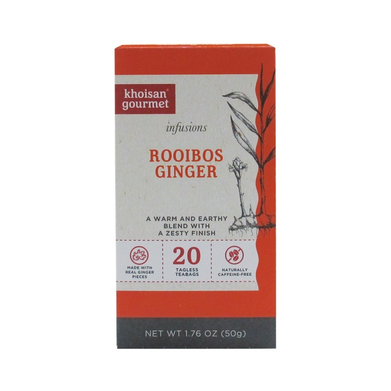 rooibos gyömbér tea 20x2,5g (lejárat dátuma: 2025.06.30))