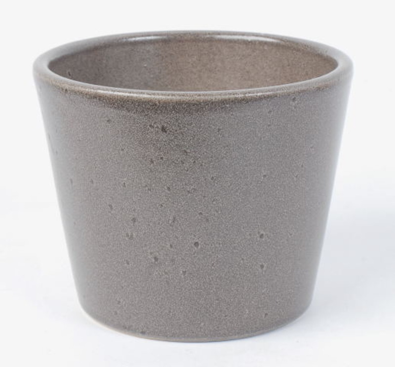 kerámia kaspó szürke 10.5cm