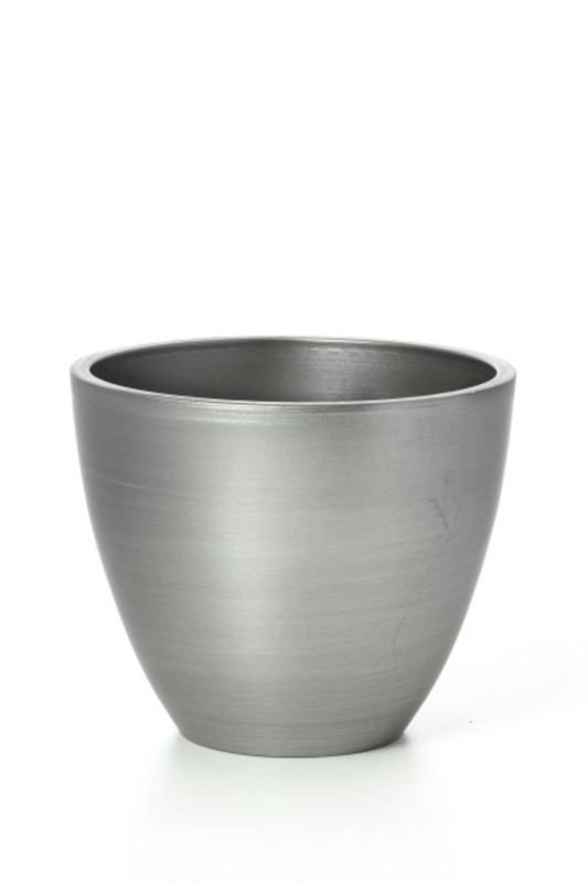 kerámia kaspó ezüst 22cm