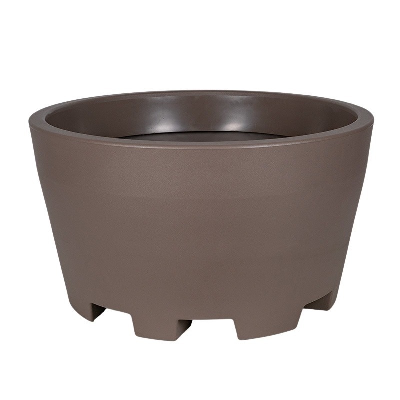 Vaso Hercules műanyag növénytartó barna 100x59cm