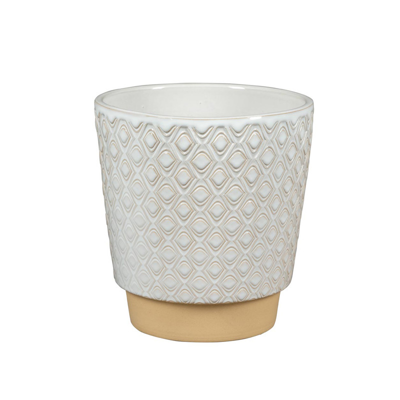 Odense Eye ker&aacute;mia orchidea kasp&oacute; feh&eacute;r 15x15,5cm