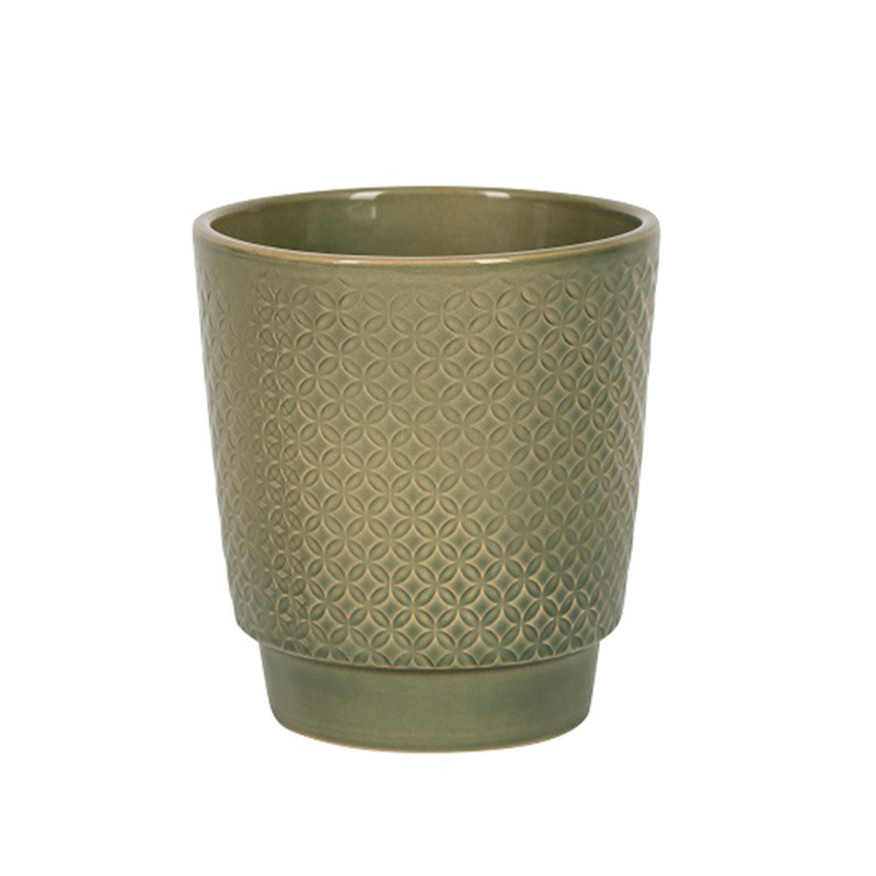 Odense Star ker&aacute;mia orchidea kasp&oacute; z&ouml;ld 15x15,5cm