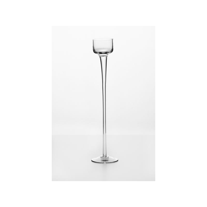 üveg mécsestartó 30 cm