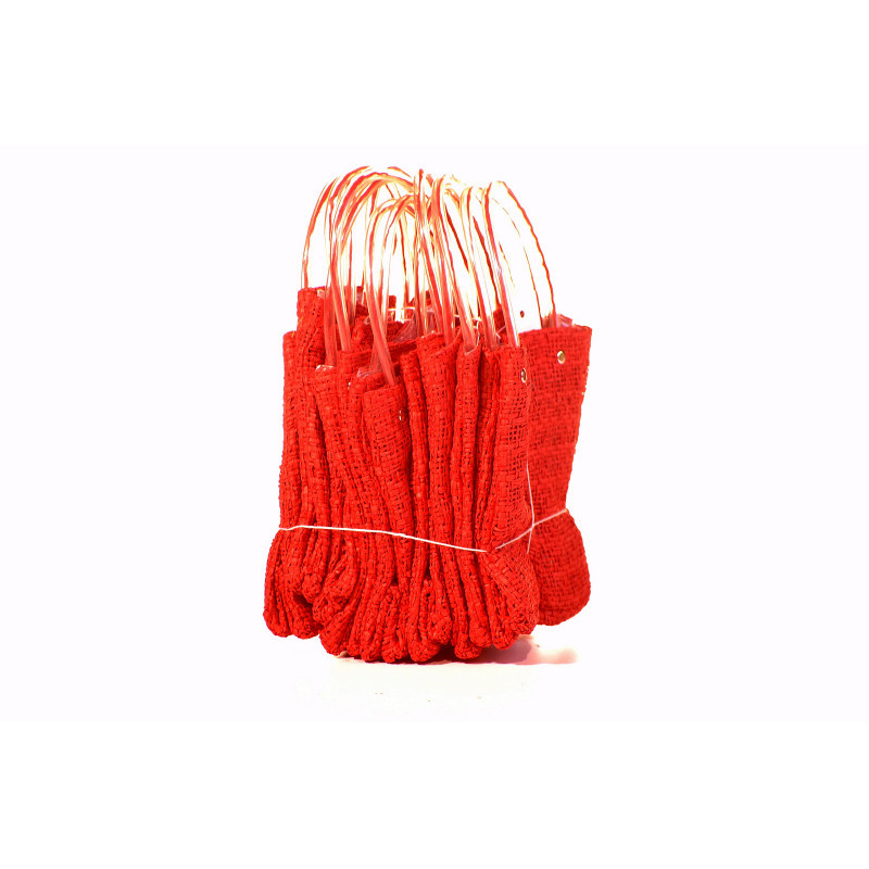 juta t&aacute;ska piros 15x15cm