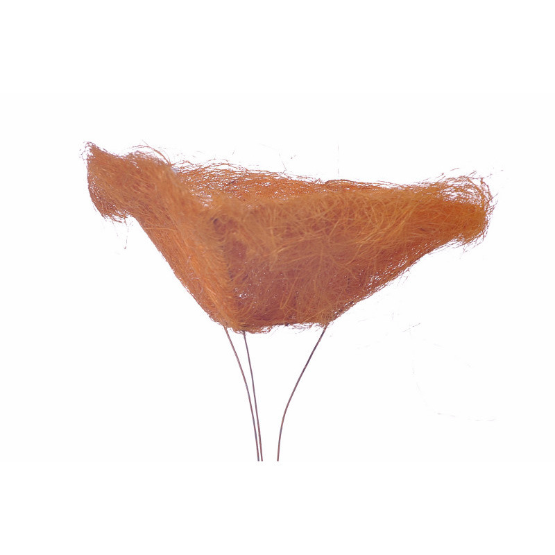 szizál háromszög alakú csokortartó narancs 25cm