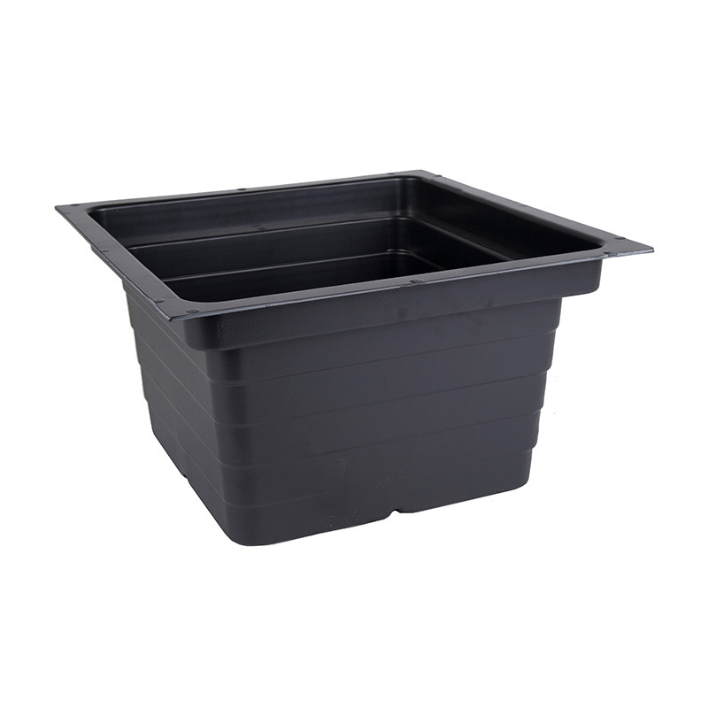 Cubi műanyag belső sz&ouml;gletes fekete 54x54x30cm