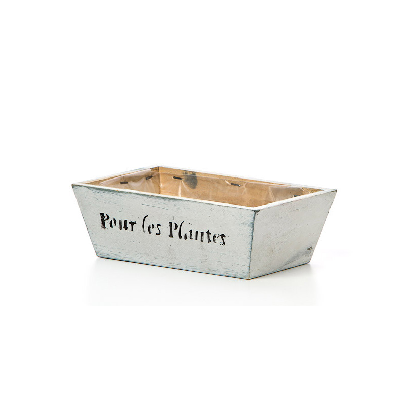 sz&ouml;gletes fa l&aacute;da felirattal antikolt feh&eacute;r 21x13,5x7cm