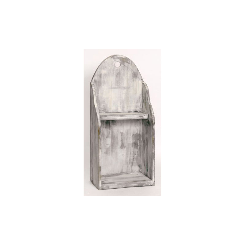 fa polc antikolt feh&eacute;r 40x25x90cm