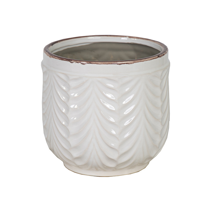 Manon Cauldron ker&aacute;mia kasp&oacute; feh&eacute;r 15,5x14cm