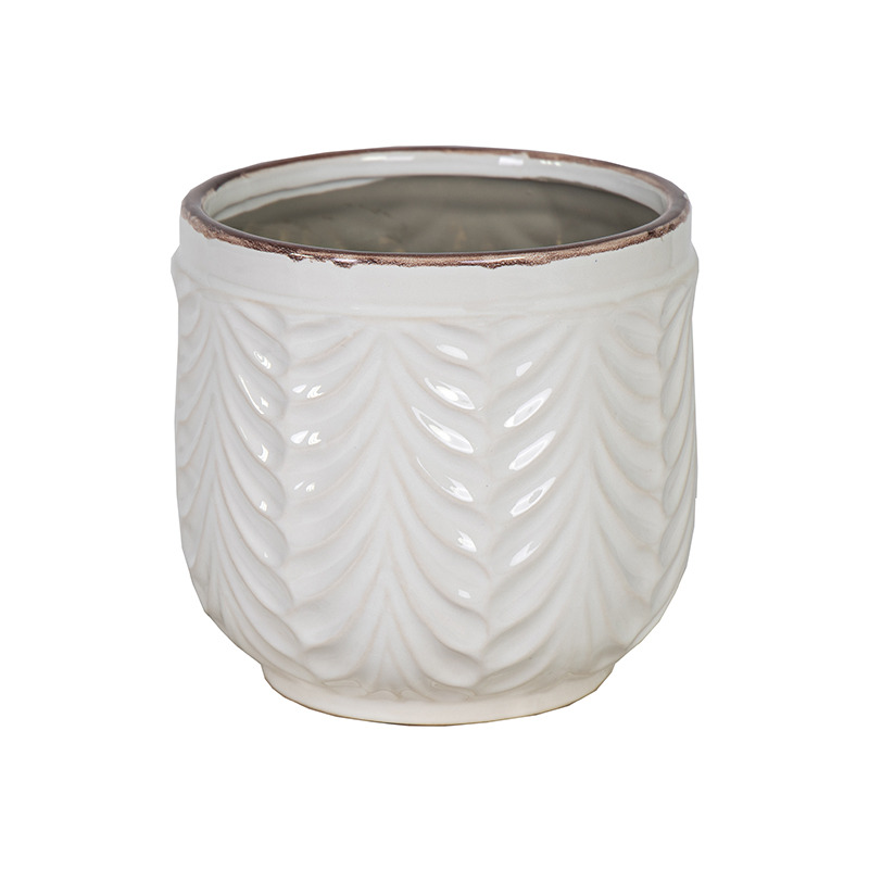 Manon Cauldron ker&aacute;mia kasp&oacute; feh&eacute;r 12,5x11,5cm