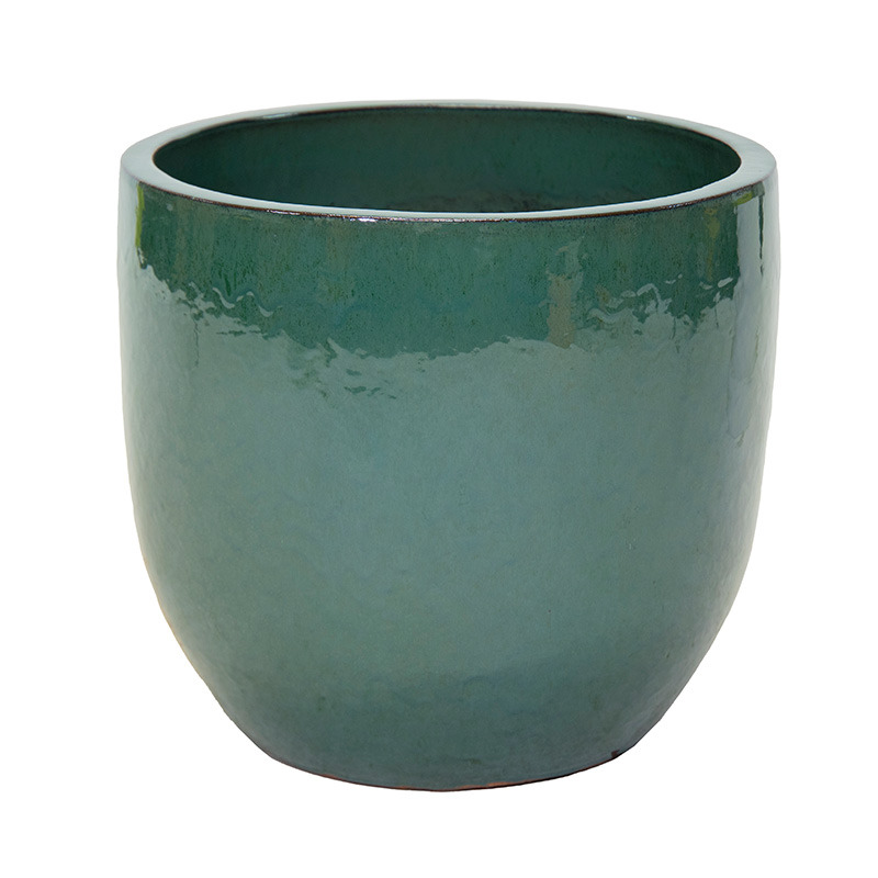 Noble Classic kerámia növénytartó mohazöld 58x51cm