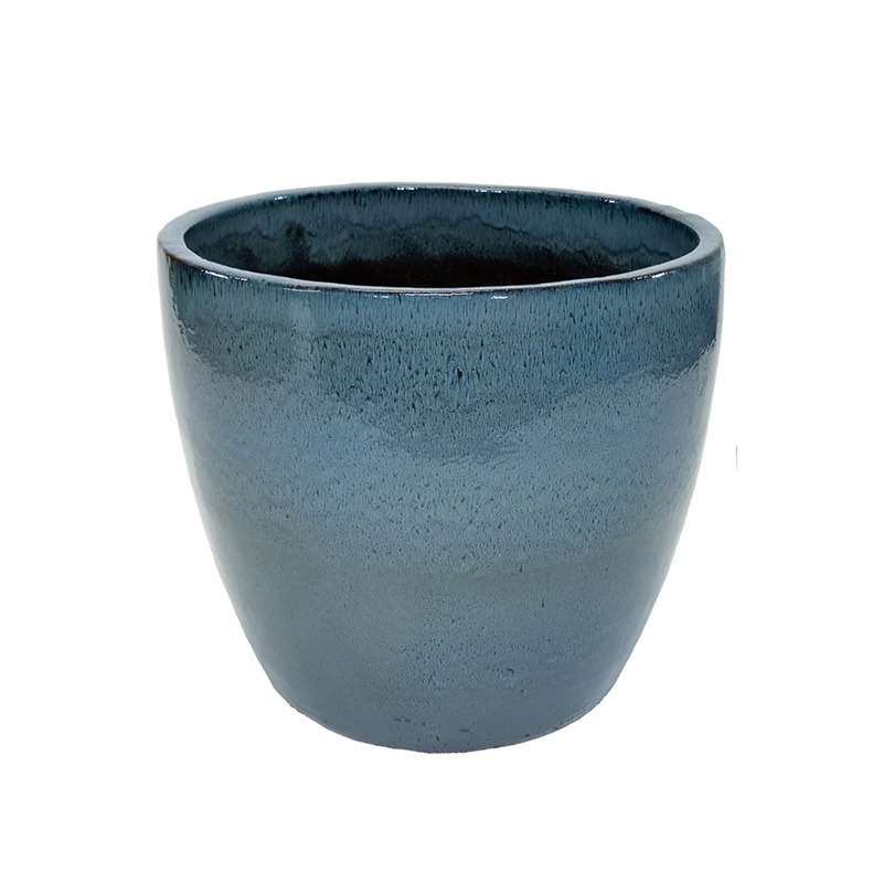 Noble Classic kerámia növénytartó tengerkék 30x27cm