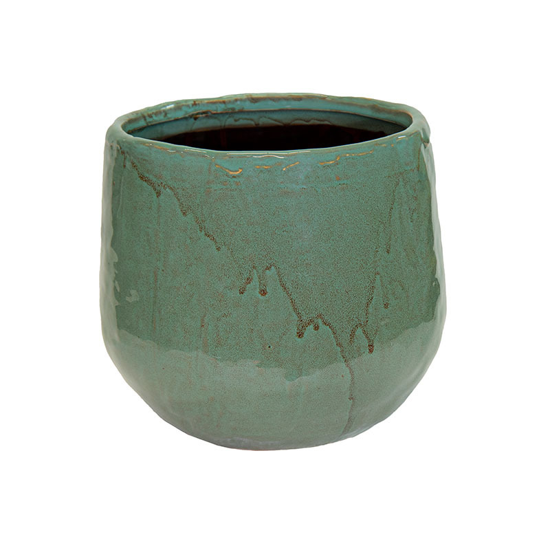 Suburb Cauldron ker&aacute;mia kasp&oacute; olivaz&ouml;ld 17x15cm