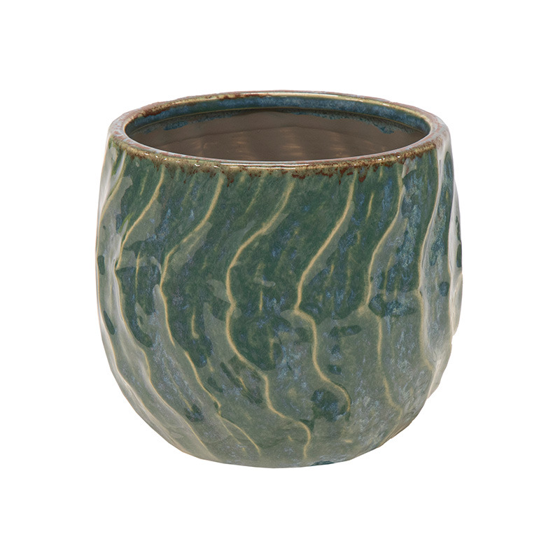 Loren Wave ker&aacute;mia kasp&oacute; t&uuml;rkiz 12,5x11cm