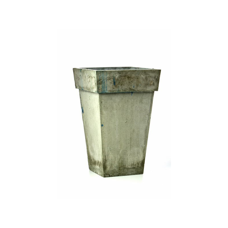 kerámia és műanyag váza zöld 32x50cm